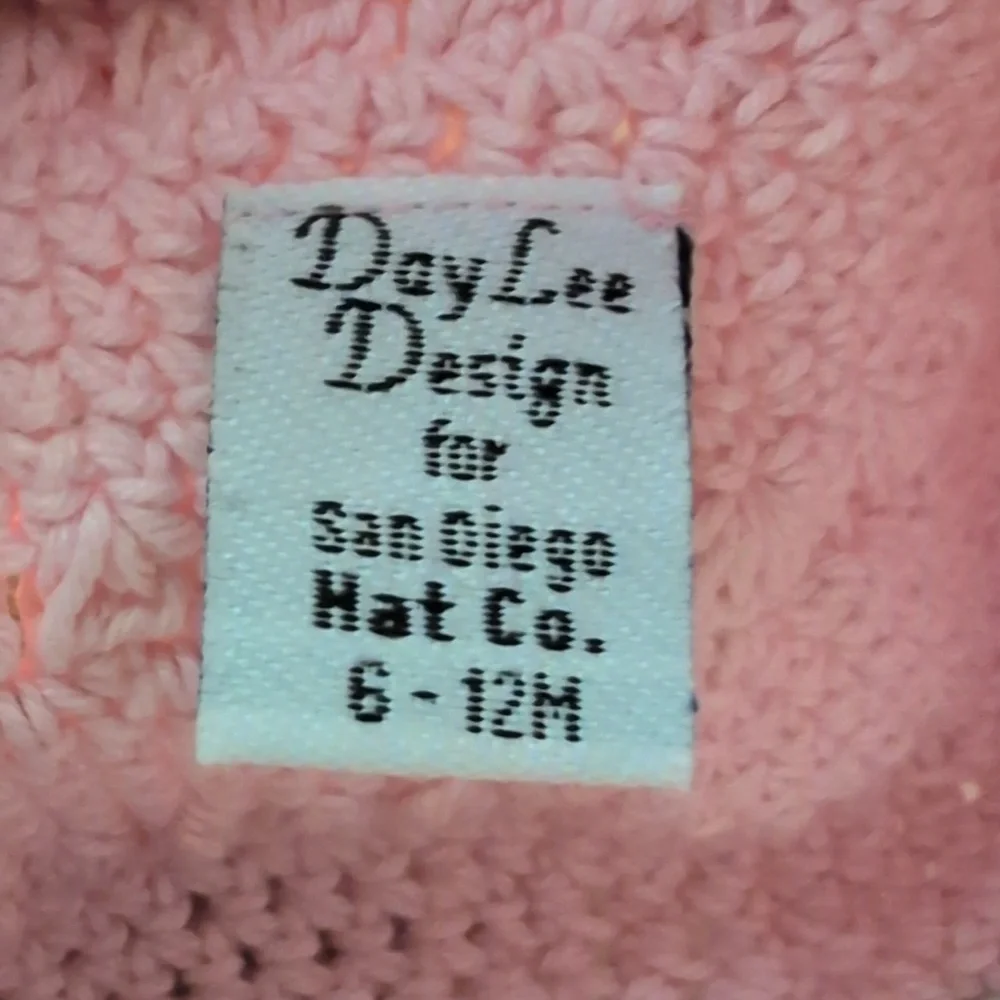 San Diego Hat DayLee Design Hand Crotchet Infant‎ Girls Floral Hat